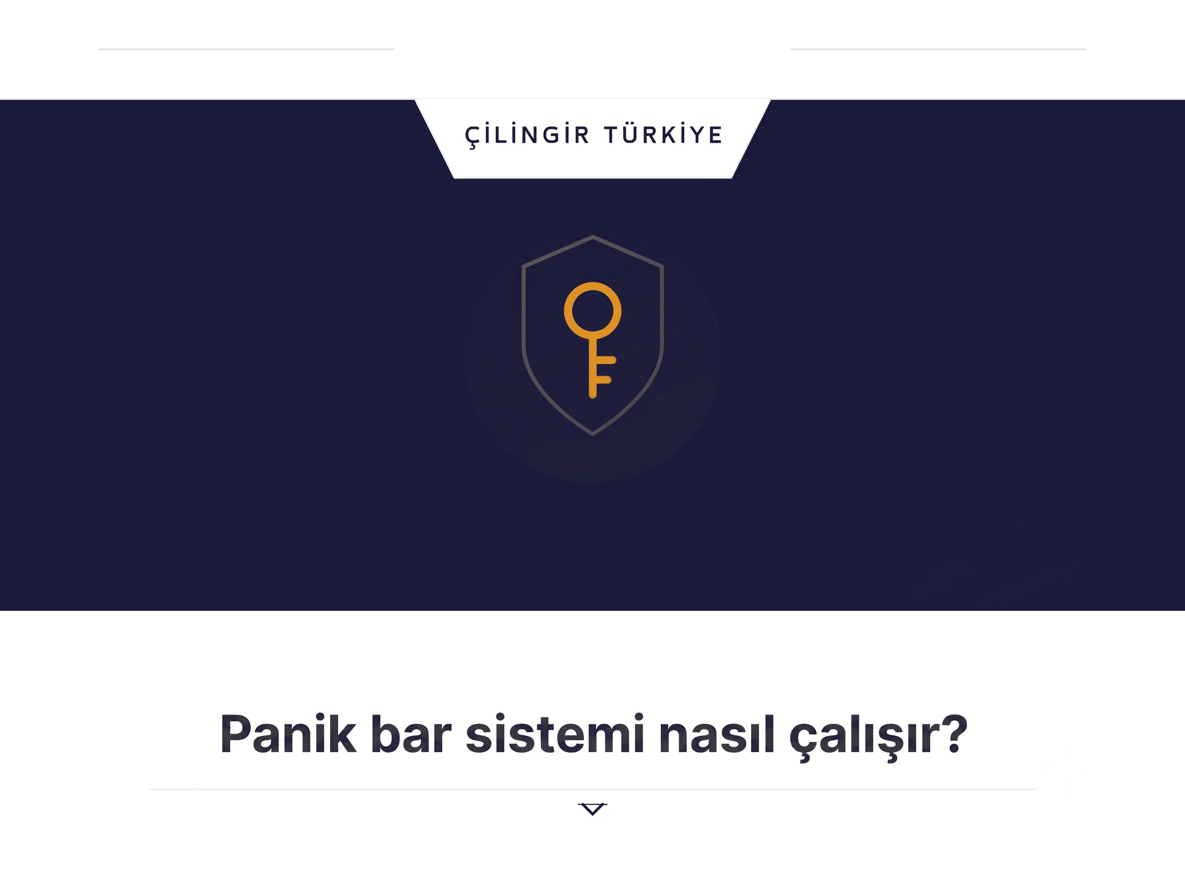 Panik bar sistemi nasıl çalışır?